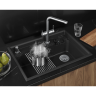 Кухонная мойка GRANULA KS-7308R ЧЕРНЫЙ RINZER