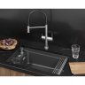 Кухонная мойка GRANULA KS-7309RU ЧЕРНЫЙ кварц