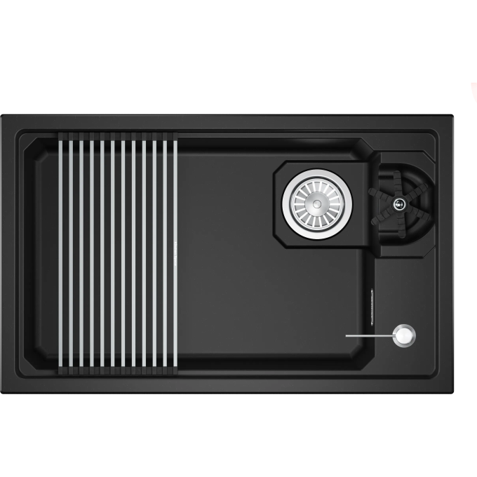 Кухонная мойка GRANULA KS-7309RU ШВАРЦ кварц