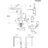 Кухонный смеситель GRANULA 5008 НЕРЖ