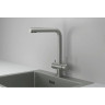 Смеситель для кухни GRANULA KITCHEN SPACE KS-7011 матовая сталь