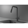 Смеситель кухонный GRANULA KS-7273 графит матовый