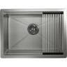Стальная кухонная мойка GRANULA KITCHEN SPACE KS-6045U сталь матовая