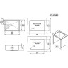 Стальная кухонная мойка GRANULA KITCHEN SPACE KS-6045U сталь матовая