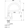 Смеситель GRANULA GR-0075 турмалин